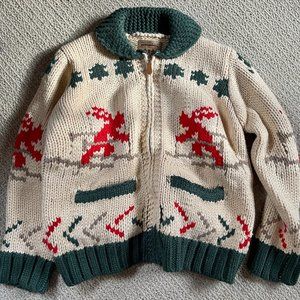 Vintage Women Size M Open Front Sweaters Cardigan